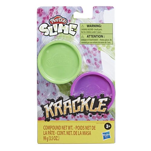 Slime Krackle Play-Doh - Verde e Roxo HASBRO