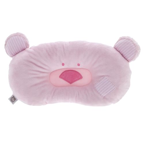 Travesseiro para Bebês Ursinho Rosa Claro Zip Toy pink