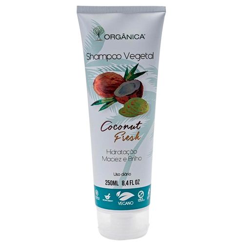 Orgânica Coconut Fresh Shampoo Vegetal 250ml