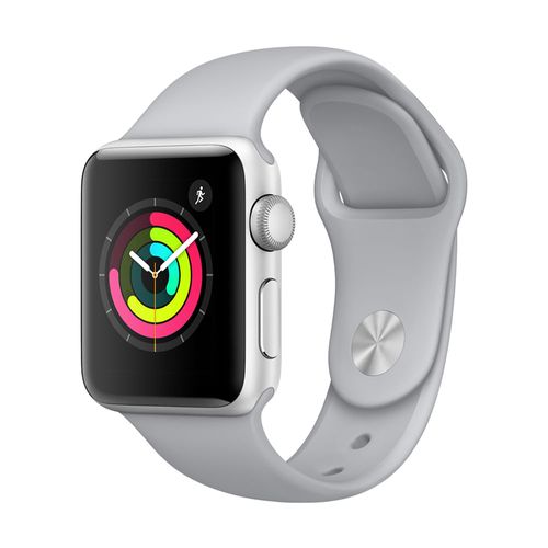 Apple Watch Series 3 (GPS) - 42mm - Caixa prateada de alumínio com pulseira esportiva névoa
