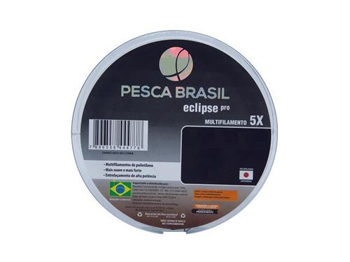 Linha Multifilamento Pesca Brasil Eclipse Pro 0,26 MM Cinza