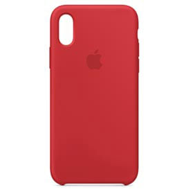 Capa para iPhone XS de Silicone (PRODUCT) RED Vermelha - Apple - MRWC2ZM/A - VERMELHO