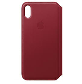 Capa para iPhone XS Max de Couro Vermelha Apple - MRX32ZM/A - VERMELHO