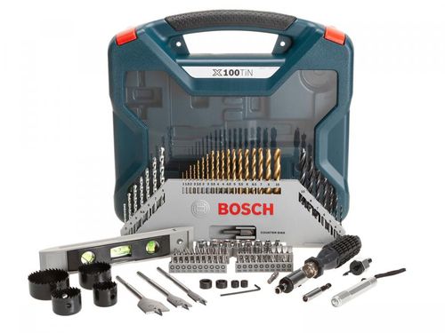 Kit Ferramentas Bosch 100 Peças X-Line - com Maleta