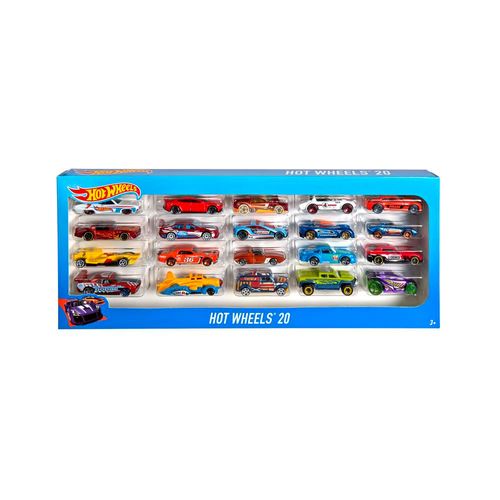 Hot Wheels Mattel Pacote com 20 Carrinhos - Sortidos.
