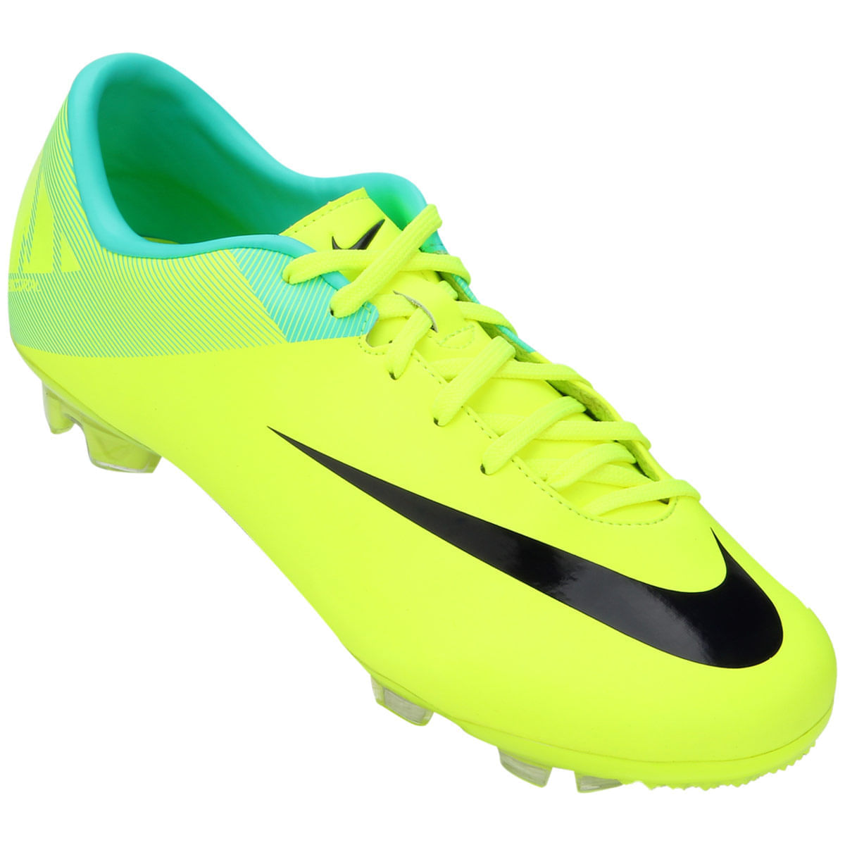 chuteira nike verde cana