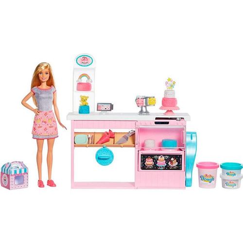 Boneca Barbie Mattel Cozinhando e Criando Chef de Bolinhos.