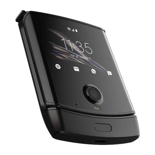 Smartphone Motorola Razr Preto 128GB, 6GB RAM, Tela de 6.2”, Câmera Traseira 16MP, Android 9 e Processador Snapdragon 710.