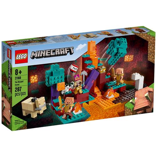 LEGO Minecraft A Floresta Deformada 21168 - 287 Peças.