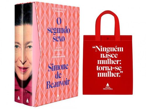 Box Livros Simone de Beauvoir O Segundo Sexo - com Bolsa Pré- Venda