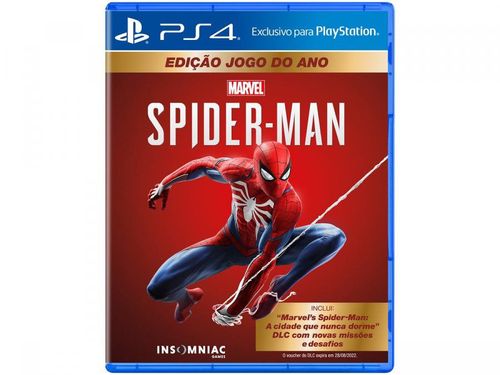 Game Spider-Man Game of The Year PS4