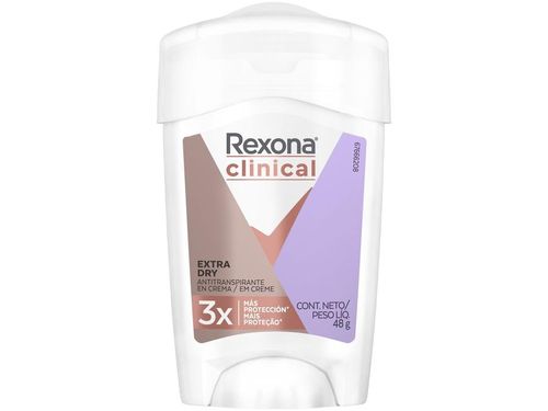 Desodorante Antitranspirante Feminino Rexona - Clinical Extra Dry 48g