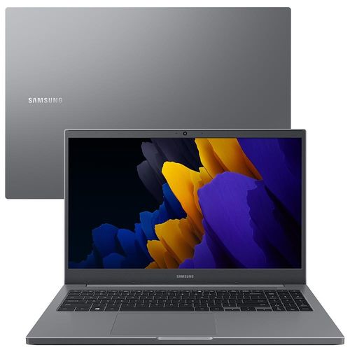 Notebook Samsung Core i3-1115G4 8GB 1TB Tela Full HD 15.6” Windows 10 Book NP550XDA-KT5BR.