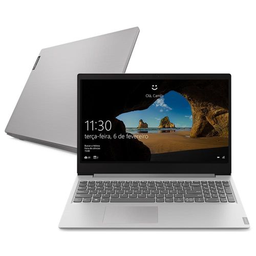 Notebook Lenovo Core i7-1065G7 8GB 256GB SSD Tela Full HD 15.6” Windows 10 Ideapad S145 82DJ0000BR.