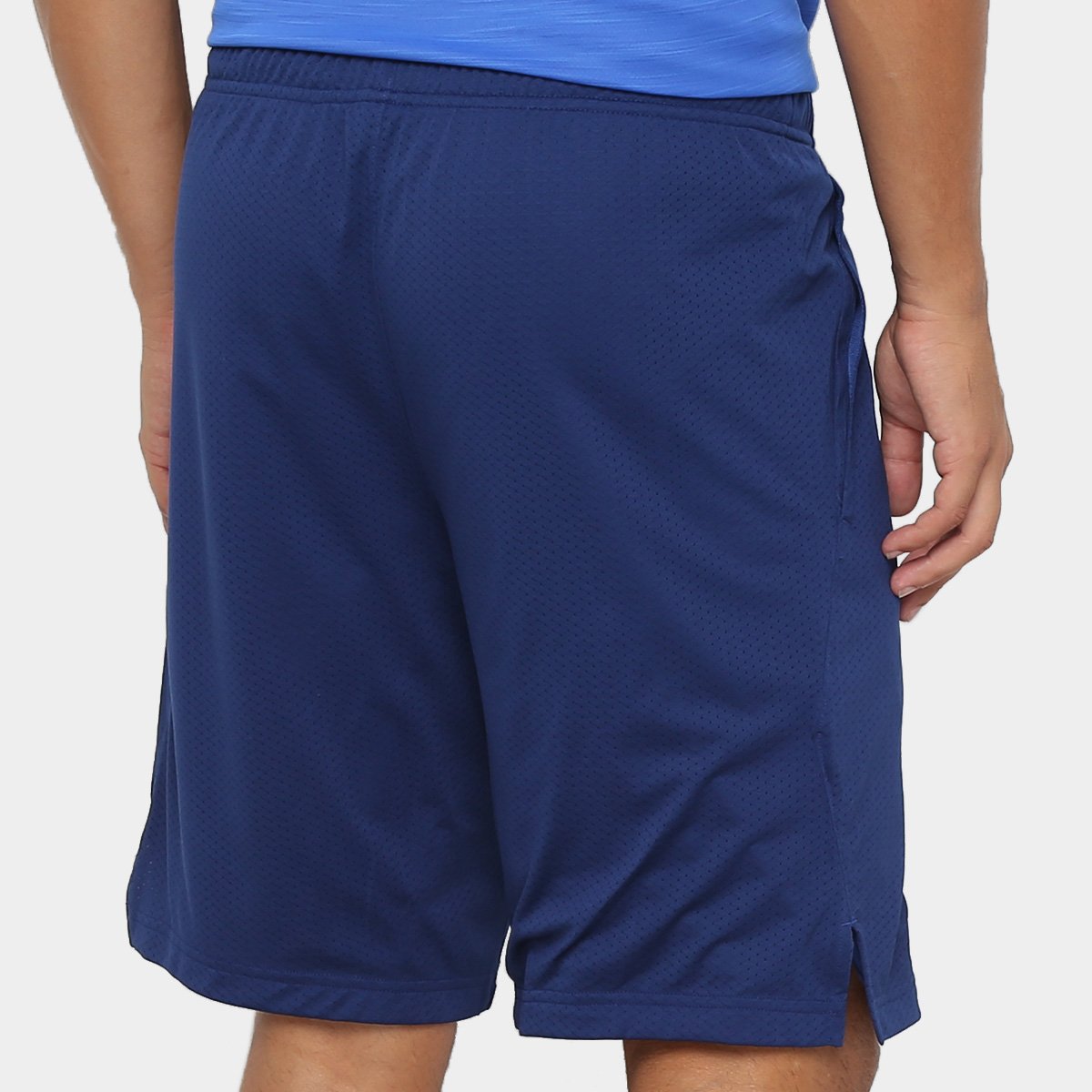 chinela da nike azul