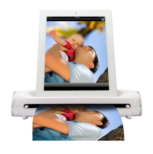 Scanner portátil para digitalização de fotos e documentos diretamente para o iPad