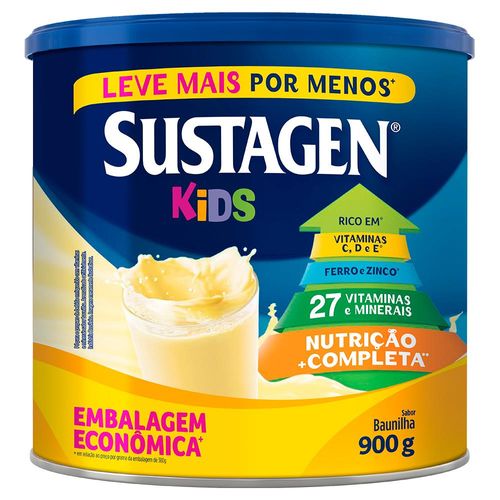 Sustagen Kids Baunilha Lata - 900g