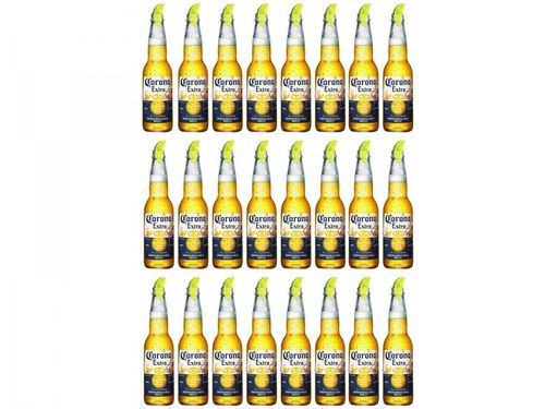 Kit Cerveja Corona Extra Lager 24 Unidades 330ml -