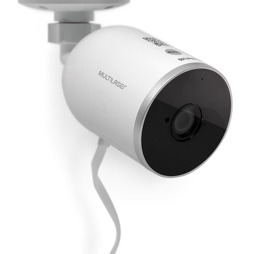 Câmera Externa Inteligente Multilaser SE222 Full HD Wi-Fi - Branca