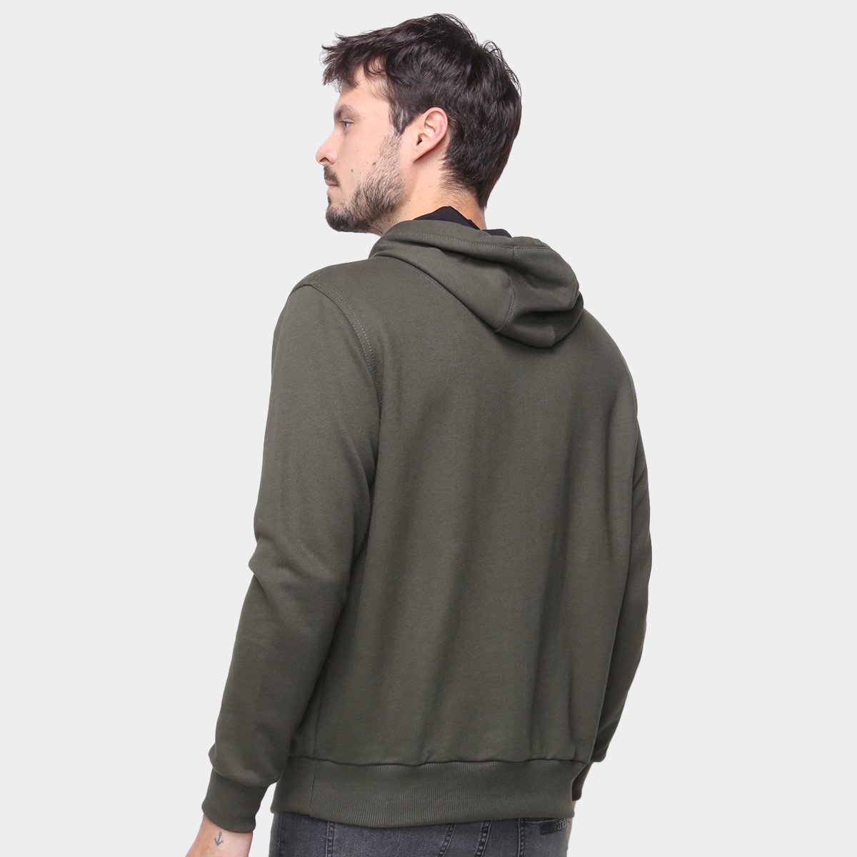 all saints brown moletom com capuz