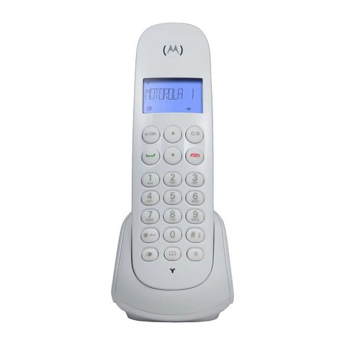 Telefone Digital Sem Fio Motorola MOTO700W com Identificador de Chamadas e Visor - Branco