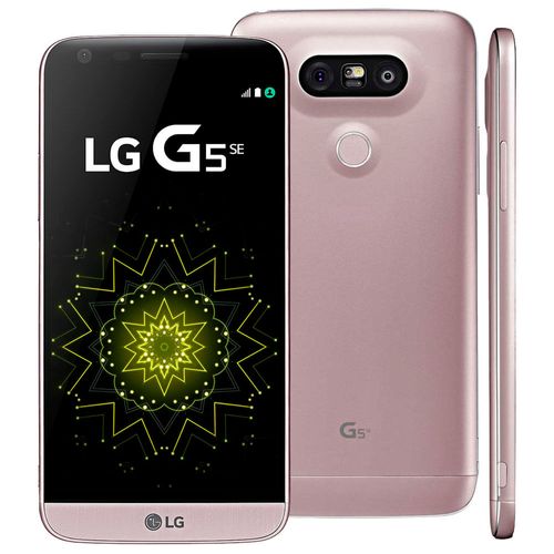 Smartphone LG G5 Rose com 32GB, Tela de 5.3-, Android 6.0, 4G, Camera 16MP e Processador Octa Core de 1.8 GHz