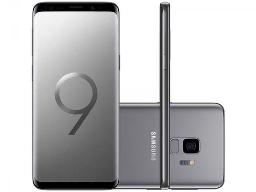 Smartphone Samsung Galaxy S9 128GB Cinza 4G - Câm. 12MP + Selfie 8MP Tela 5.8&quot; Quad HD Octa Core Cinza