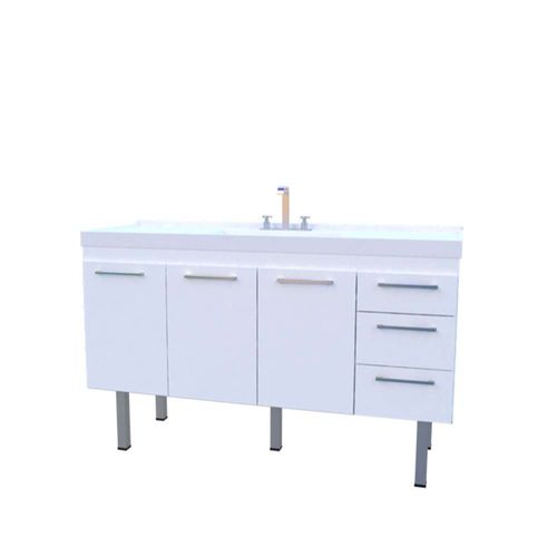 Gabinete de cozinha Hamal 2072 53x144cm branco Cerocha