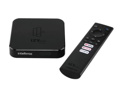 Conversor Digital Smart Box Android TV Izy Play Preto Intelbras