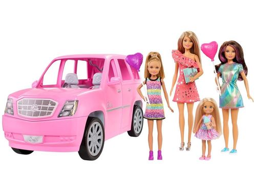 Boneca Barbie Limousine com Irmãs - com Acessórios Mattel