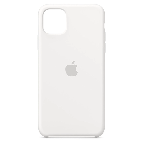 Capa de Silicone para iPhone 11 Pro Max - Branca