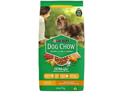 Ração Premium para Cachorro Dog Chow - ExtraLife Adulto 1kg