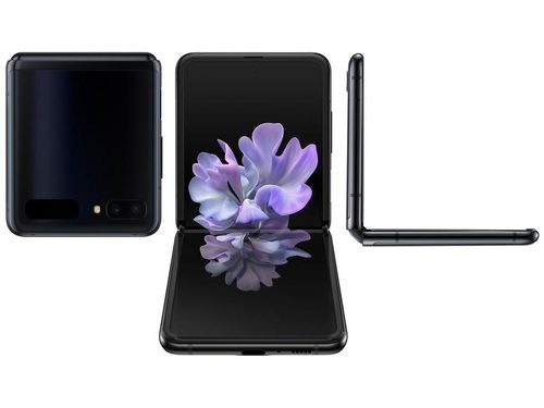 Smartphone Samsung Galaxy Z Flip SM-F700F 256 GB Mirror Black Dual Chip