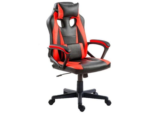 Cadeira Gamer Preta e Vermelha 100 - AC Comercial Cadeira Gamer Nell Preta e Vermelha Nell100 -