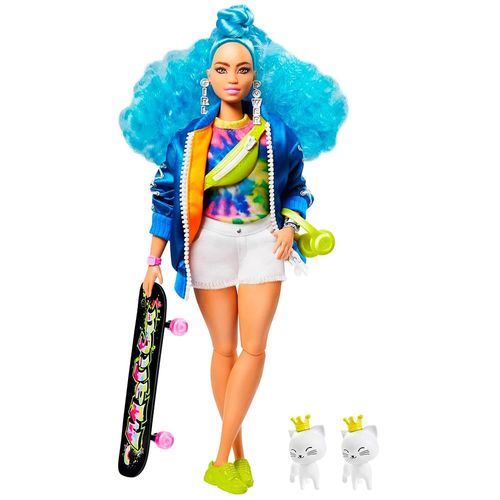 Boneca Barbie Extra Mattel - Cabelo Azul