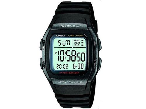 Relógio Masculino Digital Casio Standard W-96H-1BV - Preto