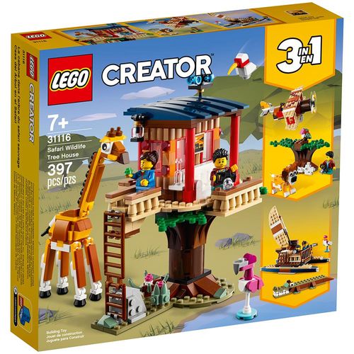 LEGO Creator Buildings Safari Casa na Árvore 31116 - 397 Peças.