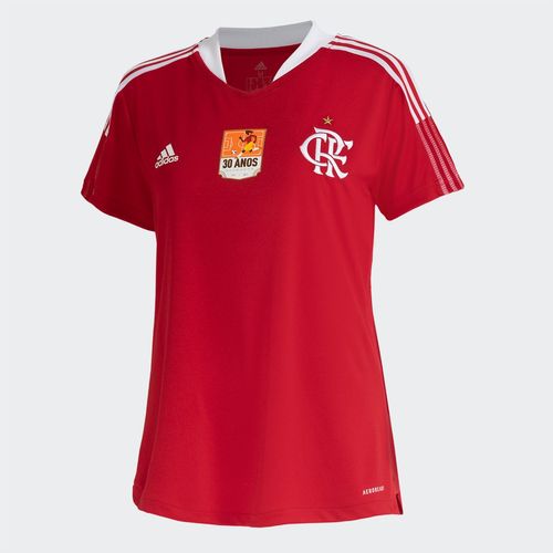 Camisa Flamengo 30 Anos da Copa Adidas Feminina Vermelho M