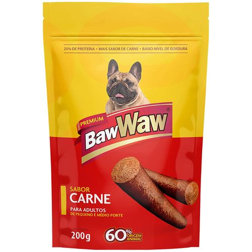 Bifinho para Cães Baw Waw Adultos Pequeno Carne 200g