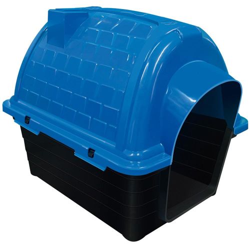 Casinha Plástica Furacão Pet 0854 Iglu Proteção UV 48cm - Azul