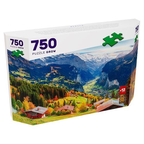 Puzzle 750 peças Panorama Wengen