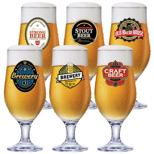 Conjunto de Taças para Cerveja Ruvolo Royal Beer 330 ml – 6 Peças