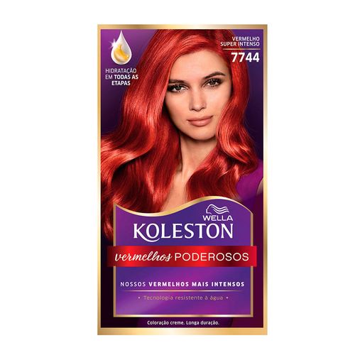 Coloração Koleston – Vermelhos poderosos Vermelho Super Intenso 7744
