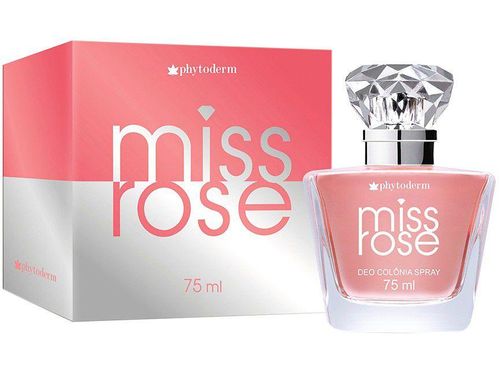 Perfume Phytoderm Deo Colônia Miss Rose - Feminino 75ml