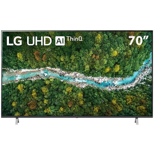 Smart TV 70" LG 4K UHD 70UP7750 WiFi, Bluetooth, HDR, Inteligência Artificial ThinQ, Google, Alexa e Smart Magic - 2021