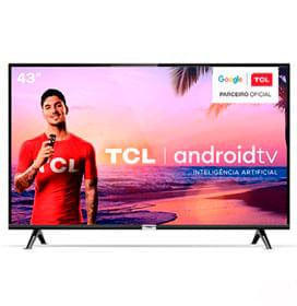 Smart TV TCL LED Full HD 43 com Google Assitant, Controle Remoto com Comando de Voz e Wi-Fi - 43S6500 Padrao