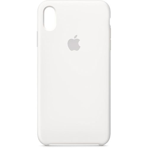 Capa de silicone para iPhone XS Max - Branco