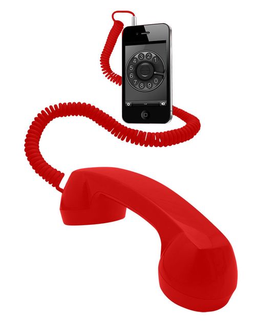 Monofone para conexão em celulares Vermelha