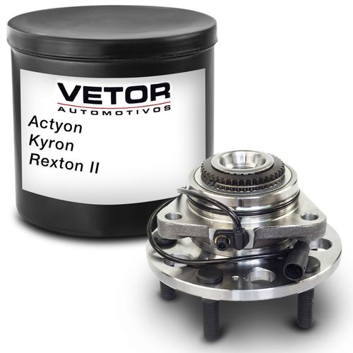 Cubo de Roda Dianteiro Kyron 07 a 12 Rexton 04 a 15 Diesel Actyon 07 a 12 com ABS Vetor B4341