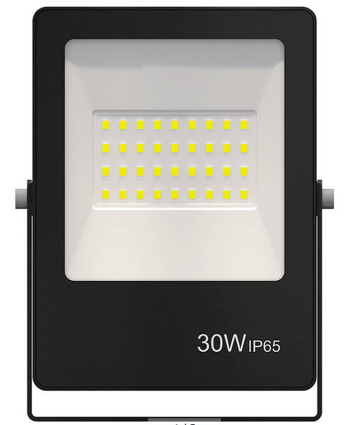 Refletor ultrafino LED Gaya 10W 6500k preto Refletor Ultrafino LED 10W 6500k Preto Gaya